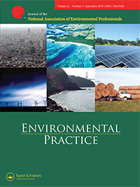 Cover image for Environmental Practice, Volume 21, Issue 3