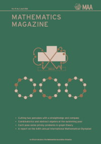 Cover image for Mathematics Magazine, Volume 97, Issue 2