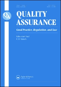 Cover image for Quality Assurance, Volume 11, Issue 1