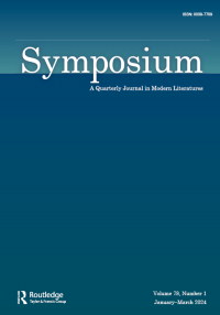 Cover image for Symposium: A Quarterly Journal in Modern Literatures, Volume 78, Issue 1