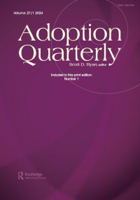 Cover image for Adoption Quarterly, Volume 27, Issue 1