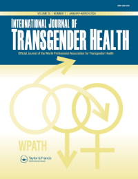 Cover image for International Journal of Transgender Health, Volume 25, Issue 1