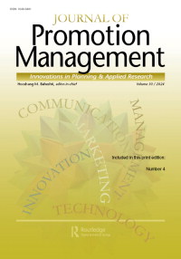 Cover image for Journal of Promotion Management, Volume 30, Issue 4