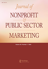 Cover image for Journal of Nonprofit & Public Sector Marketing, Volume 36, Issue 1