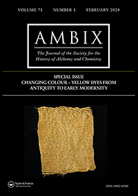Cover image for Ambix, Volume 71, Issue 1