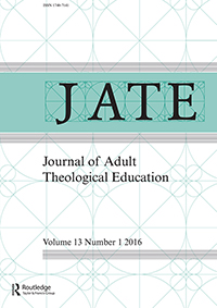 Cover image for Journal of Adult Theological Education, Volume 13, Issue 1