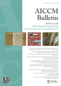 Cover image for AICCM Bulletin, Volume 43, Issue 1