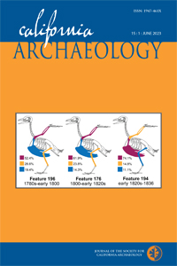 Cover image for California Archaeology, Volume 15, Issue 1