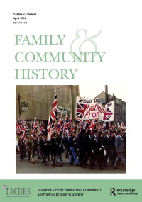 Cover image for Family & Community History, Volume 27, Issue 1