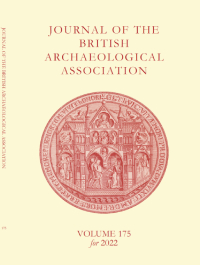 Cover image for Journal of the British Archaeological Association, Volume 175, Issue 1