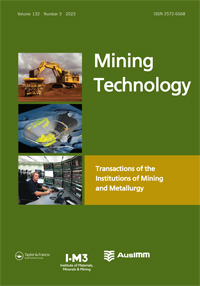 Cover image for Mining Technology, Volume 132, Issue 3