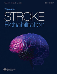 Cover image for Topics in Stroke Rehabilitation, Volume 31, Issue 3