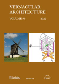 Cover image for Vernacular Architecture, Volume 53, Issue 1