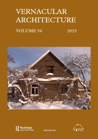 Cover image for Vernacular Architecture, Volume 54, Issue 1