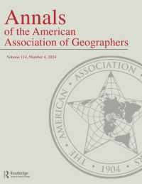 Journal cover image for Annals of the American Association of Geographers