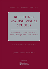 Journal cover image for Bulletin of Spanish Visual Studies