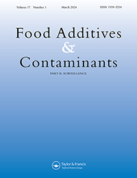 Journal cover image for Food Additives & Contaminants: Part B