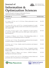 Journal cover image for Journal of Information and Optimization Sciences