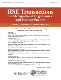 Journal cover image for IISE Transactions on Occupational Ergonomics and Human Factors