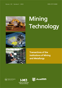 Journal cover image for Mining Technology
