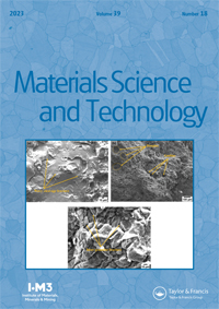 Journal cover image for Materials Science and Technology
