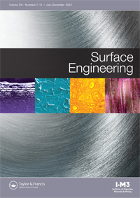 Journal cover image for Surface Engineering