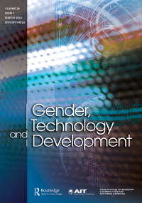 Cover image for Gender, Technology and Development, Volume 28, Issue 1, 2024