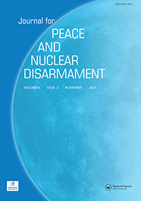 Cover image for Journal for Peace and Nuclear Disarmament