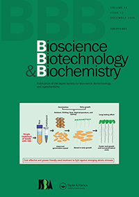 Cover image for Bioscience, Biotechnology, and Biochemistry, Volume 84, Issue 12, 2020