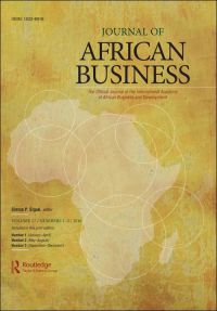 Cover image for Journal of African Business