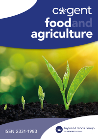 Cover image for Cogent Food & Agriculture, Volume 10, Issue 1, 2024