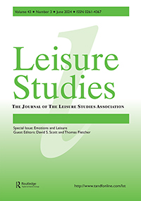 Cover image for Leisure Studies, Volume 43, Issue 3, 2024