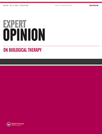 Cover image for Expert Opinion on Biological Therapy, Volume 21, Issue 5, 2021