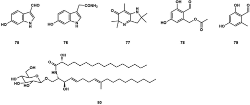 Figure 8. Other types of compounds from Agrocybe.
