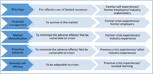 Figure 2. What do SMEs Learn from Crises, Why and How?