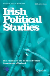 Cover image for Irish Political Studies, Volume 39, Issue 1, 2024