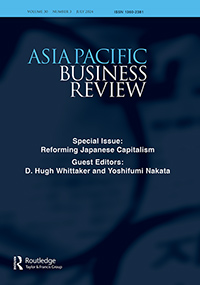 Cover image for Asia Pacific Business Review