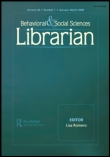 Cover image for Behavioral & Social Sciences Librarian, Volume 10, Issue 1, 1991