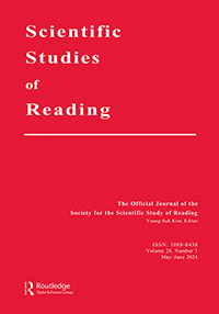 Cover image for Scientific Studies of Reading, Volume 28, Issue 3, 2024