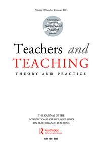 Cover image for Teachers and Teaching, Volume 30, Issue 1, 2024