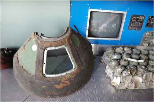 Figure 4. Space Junk at Ecomuseum Karaganda.Source: Peter Hohenhaus of dark.tourism.com.