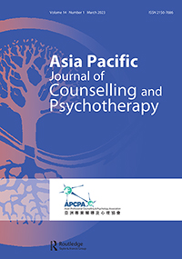 Cover image for Asia Pacific Journal of Counselling and Psychotherapy, Volume 14, Issue 1, 2023