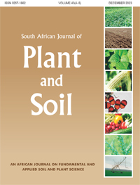 Cover image for South African Journal of Plant and Soil, Volume 40, Issue 4-5, 2023