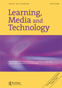 Cover image for Learning, Media and Technology, Volume 48, Issue 4, 2023