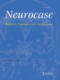 Cover image for Neurocase, Volume 28, Issue 2, 2022