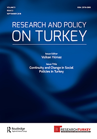 Cover image for Research and Policy on Turkey, Volume 3, Issue 2, 2018