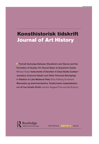 Cover image for Konsthistorisk tidskrift/Journal of Art History, Volume 92, Issue 3, 2023