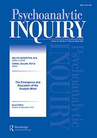 Cover image for Psychoanalytic Inquiry, Volume 44, Issue 2, 2024