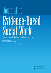 Cover image for Journal of Evidence-Based Social Work, Volume 19, Issue 4, 2022