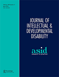 Cover image for Journal of Intellectual & Developmental Disability, Volume 40, Issue 2, 2015